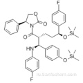 3 - [(2R, 5S) -5- (4-Фторфенил) -2 - [(S) - [(4-фторфенил (амино)]] [4- [триметилсилил] окси] фенил] метил] -1- оксо-5 - [(триметилсилил) окси] пентил] -4-фенил- (4S) -2-оксазолидинон CAS 272778-12-8